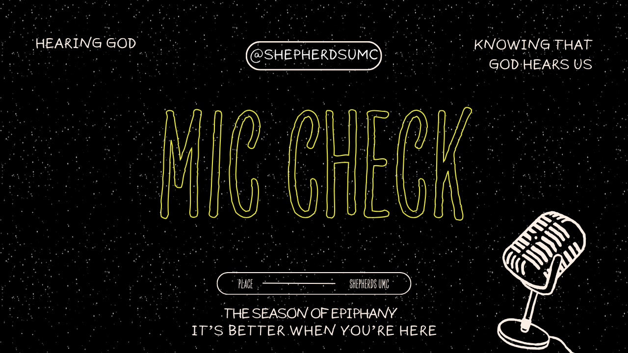 Mic Check | Week 3